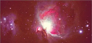  ?? Clinton Willis/Special to the Herald-Leader ?? Pictured is the Great Nebula in Orion, Messier Catalog 42.