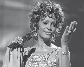  ?? GETTY IMAGES ?? Whitney Houston’s “Do You Hear What I Hear” shows her gifts.