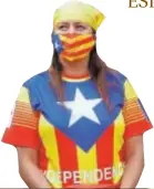  ?? // EFE ?? Asistente a la Diada de 2020