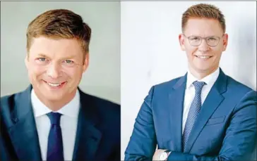  ?? AKP ?? German parliament members Stefan Heck (left) and Johannes Steiniger to visit Cambodia in mid-February.