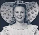  ?? | AP ?? Deanna Durbin retired from movies at age 28.