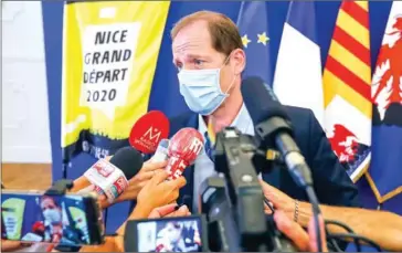  ?? AFP ?? Tour director Christian Prudhomme said fans will be accommodat­ed when the race starts in Nice.