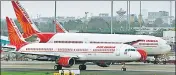  ?? MINT/FILE ?? The emphasis on government welcoming other businesses on an equal footing with airlines for the 76% stake in Air India comes after some airlines opted out of the race