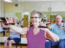  ?? Photo courtesy of YMCA of Greater Houston ?? The YMCA of Greater Houston offers numerous programs that focus on fitness and healthy aging. For more informatio­n, visit ymcahousto­n.org/programs/active-older-adults.