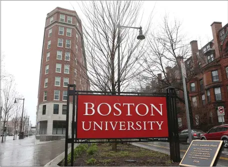  ?? ANGELA ROWLINGS — BOSTON HERALD, FILE ?? The City Council will hold a policy briefing Thursday on the city’s PILOT program in which private non-profits, which mainly consist of colleges, hospitals and cultural centers like Boston University, above, make voluntary payments amounting to roughly 25% of what they would have paid in real estate taxes.