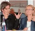  ?? Foto: Ranft ?? Die SPD Europaabge­ordneten Maria Noichl (links, Rosenheim) und Evelyne Gebhardt (Künzelsau).