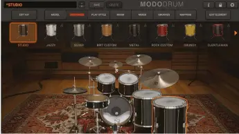  ?? ?? Every drum component can be switched and re-tuned
