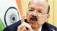  ?? - PTI file photo ?? TAMPERING ALLEGATION­S: Chief Election Commission­er Nasim Zaidi said on Saturday that the electoral body is planning to throw an open challenge, asking anyone to try hacking its EVMs to dispel doubts of any misuse.