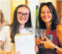  ??  ?? St Christophe­r’s student Olivia O’Neill with her mum Tracy