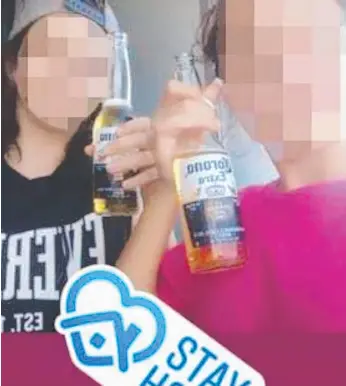  ??  ?? A Gold Coast teenager (blurred image to the right) who was in foster care is now living on the streets of the city – she has been introduced to teenage gangs and been sexually assaulted.