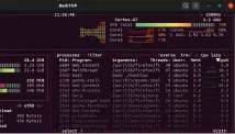  ??  ?? Bashtop is a great and easy to use system monitoring tool that covers every aspect of your system.