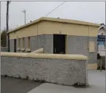  ??  ?? The public toilets at Greystones Harbour.