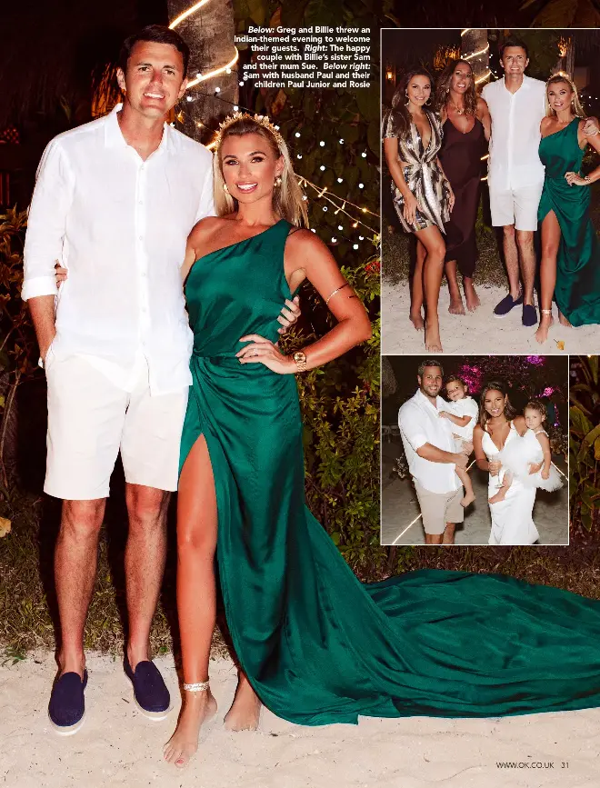 sachin and babi light blue dress Inside Billie Faiers and Greg Shepherd's Idyllic Maldives Wedding main image 0