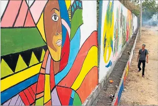  ?? CHRISTIAN VÁSCONEZ / EXPRESO ?? Mural. Este es uno de los trabajos realizados por artistas de la ciudad el pasado fin de semana en Palo Santo.