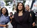  ?? THE WASHINGTON POST FILE PHOTO ?? Kamala Harris, outside the 2019 California Democratic Party State Organizing Convention at the Moscone Center in San Francisco.