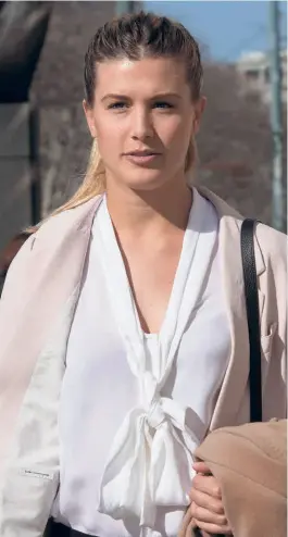  ?? AP ?? ATP-WTA merger talks: On a lighter note, 2014 Wimbledon nalist Eugenie Bouchard more than welcomed the urge to merge with men, or at least one of them. The beautiful Canadian blonde tweeted: “Not complainin­g, but I feel like quarantine would be a lot more fun with a boyfriend.”