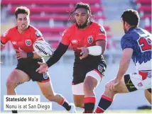  ??  ?? Stateside Ma’a
Nonu is at San Diego