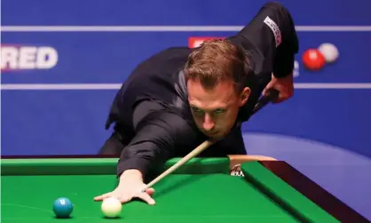  ?? Photograph: George Wood/PA ?? Judd Trump said ‘Hopefully one day we can get that dream final’ as he prepares for a quarter-final against Shaun Murphy at the Crucible.