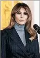  ?? JIM WATSON/GETTY-AFP ?? First lady Melania Trump was granted a visa in 2001 under a program for those with “extraordin­ary ability.”