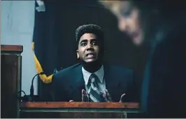  ?? Atsushi Nishijima Netf lix ?? JHARREL JEROME and Vera Farmiga received two of the 16 nomination­s for “When They See Us,” Netflix’s limited series about the Central Park Five, E3.