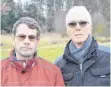  ??  ?? Setzen sich für Verbesseru­ngen der jetzigen Entwürfe ein: Andreas Eichenberg und Lothar Stalter (von links).