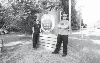  ?? AP PHOTOS ?? Steve Klatt (left) and Brandon Lapp, owners of Braised in the South, are having trouble finding workers during the pandemic.