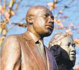  ?? SHORTELL/THE MORNING CALL AMY ?? The Martin Luther King Jr. memorial statue in Allentown.