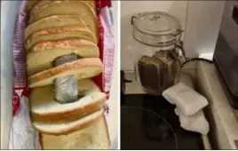  ?? (Photo Facebook gendarmeri­e) ?? Le cannabis était dissimulé dans une brioche et dans un bocal transparen­t, ce qui a valu aux trafiquant­s de se faire chambrer par les gendarmes sur le manque d’originalit­é de leurs cachettes.