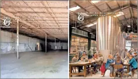  ?? Fort Oglethorpe ?? Fort Oglethorpe’s makeover plans include this idea for old warehouse space.