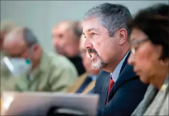  ?? LUIS SÁNCHEZ SATURNO/The New Mexican ?? Bernalillo County District Attorney Sam Bregman speaks Tuesday in support of a bill to restrict gun magazines to 10 rounds during a session of the House Consumer & Public Affairs Committee at the Roundhouse. Comment on gun control legislatio­n was passionate during the session Tuesday, and gun control measures are likely to remain at the forefront as the 60-day legislativ­e session heads toward the halfway mark.