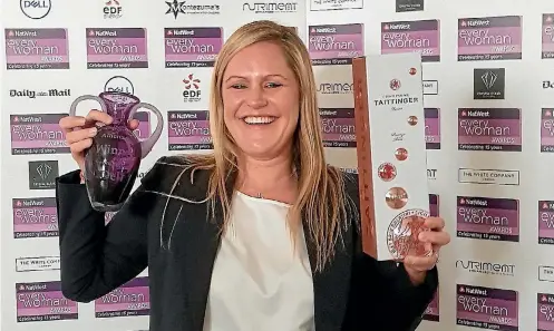  ?? PHOTO: SUPPLIED ?? Anne Timpany, originally from Timaru, was recently named as a winner at the 15th annual NatWest Everywoman Awards in London.