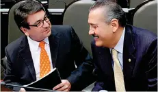  ??  ?? Futuro. Alejandro Gutiérrez dice que seguirá trabajando con Manlio Fabio Beltrones.