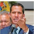  ?? FOTO: FERNANDO LLANO/AP/DPA ?? Mehr als 40 Länder erkennen Juan Guaidó an.