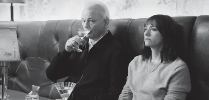  ??  ?? Bill Murray and Rashida Jones in “On the Rocks” (Image courtesy of Apple/A24)