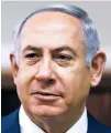  ?? RONEN ZVULUN/POOL VIA THE ASSOCIATED PRESS ?? Israeli Prime Minister Benjamin Netanyahu vowed Tuesday to remain in office after police recommende­d he be charged in two corruption cases.