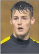  ??  ?? ON THE DOUBLE: Danny Mullen scored twice as Livingston edged closer to the title