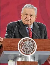  ?? Tribune News Service file photo ?? Mexican President Andrés Manuel López Obrador is to take part in a summit on climate change Thursday.