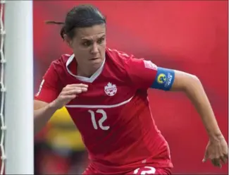  ?? JONATHAN HAYWARD, THE CANADIAN PRESS ?? Christine Sinclair has made fighting multiple sclerosis a personal mission.