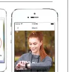  ??  ?? Once works with Fitbit and Android Wear devices that measure heart rate, to help you discover which of your potential mates makes your heart beat fast