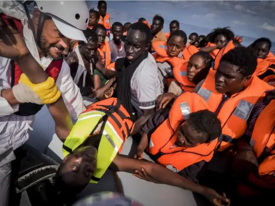  ?? (AFP/Getty) ?? A succession of disasters has made the waters between Libya and Europe the deadliest in the world