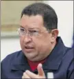  ?? MIRAFLORES PALACE REUTERS ?? Hugo Chavez plans to return frequently to Cuba for radiation treatment for his cancer, while still running for re-election.