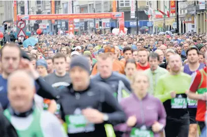  ??  ?? ■
Thousands of runners took part in the World Half Marathon Championsh­ip last Saturday in Cardiff