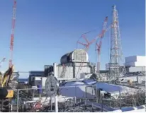  ??  ?? Imagen del reactor 3 de la planta Daiichi, en 2018.