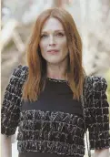  ??  ?? Boston University alumna Julianne Moore is bringing her new flick to Venice.