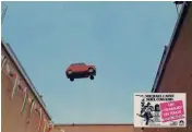  ??  ?? From top: the most famous stunt was when the Minis leapt across two buildings; driving along pavements and through restaurant­s was all genuine – no CGI