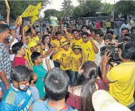  ?? /Robert Cianflone/Getty Images ?? The way it was: Fans, seen arriving for the 2019 IPL final between the Mumbai Indians and Chennai Super Kings in Hyderabad, remain hopeful there will be a 2020 edition.