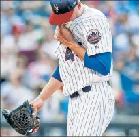  ?? Getty Images ?? SPINNING WHEELS: Zack Wheeler’s rough start was not what the Mets were hoping for.