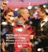  ??  ?? POSTALES. Correo Argentino: $ 30 millones Comando electoral: $ 13 millones Empresa MSA (voto electrónic­o): $ 12 millones Aportes para los partidos políticos: $ 5 millones entre el PRO y ECO Autoridade­s de mesa: $ 5 millones Total: $ 65 millones