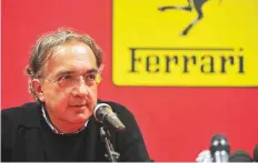  ?? Rex Features ?? ■ Sergio Marchionne died last week age 66, after complicati­ons from shoulder surgery.