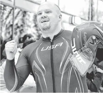  ?? KEVIN JAIRAJ, USA TODAY SPORTS ?? USA- 1 pilot Steven Holcomb leaves Sochi with two bronze medals, in four- man and two- man.